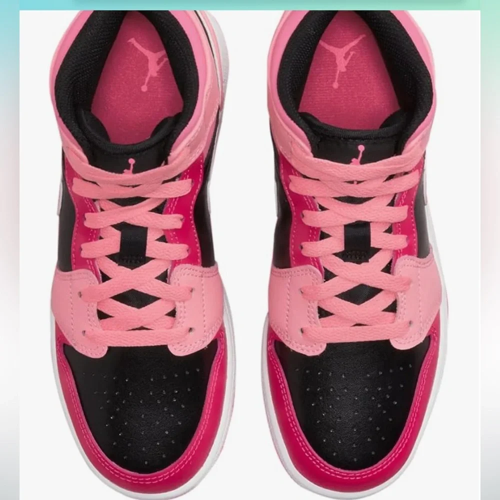 Nike Unisex Air Jordan 1 Mid (GS) Sneaker - size 5.5/7 womens - Picture 6 of 7